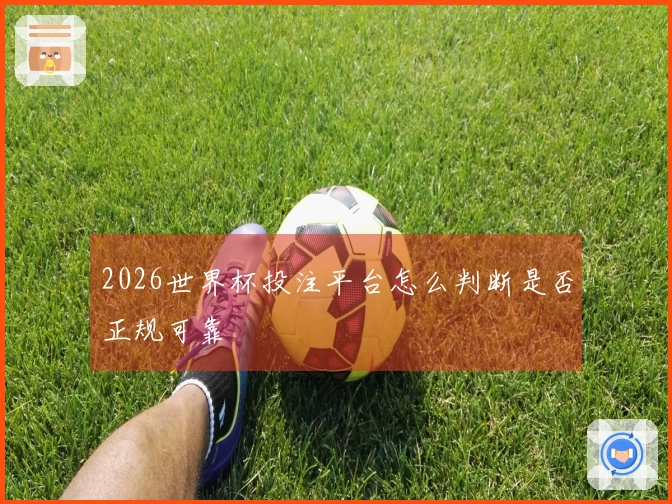 2026世界杯投注平台怎么判断是否正规可靠